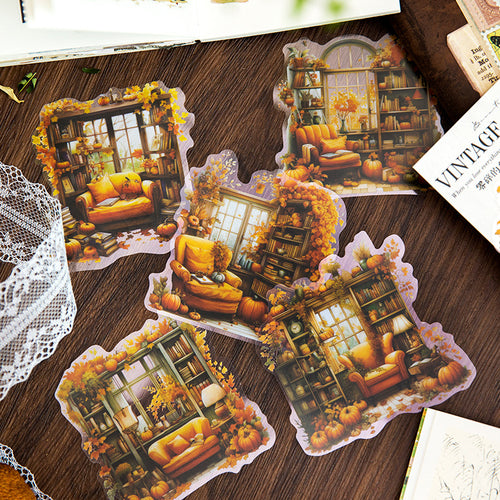 10pcs House PET Stickers LSJL