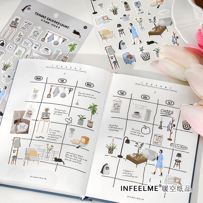 1 Sheet Life Stickers SHQL