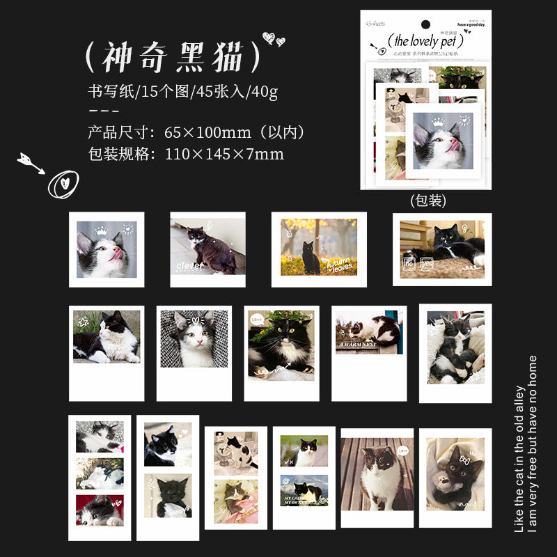 45 Pcs Dog Theme Stickers XDAC
