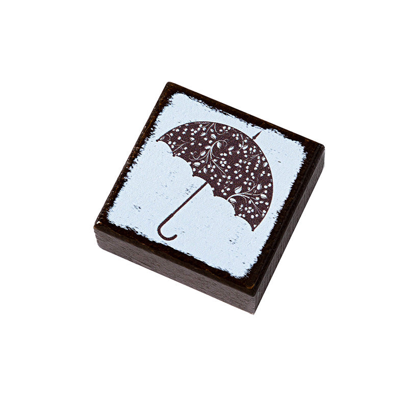 1 Pc Vintage Wood Stamp SYWD