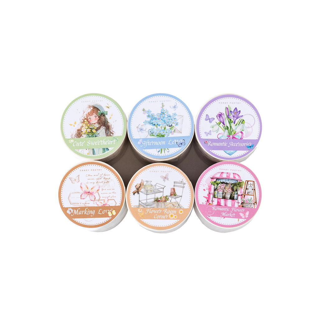 1 Roll Flowers Shop Washi Tape XDHD