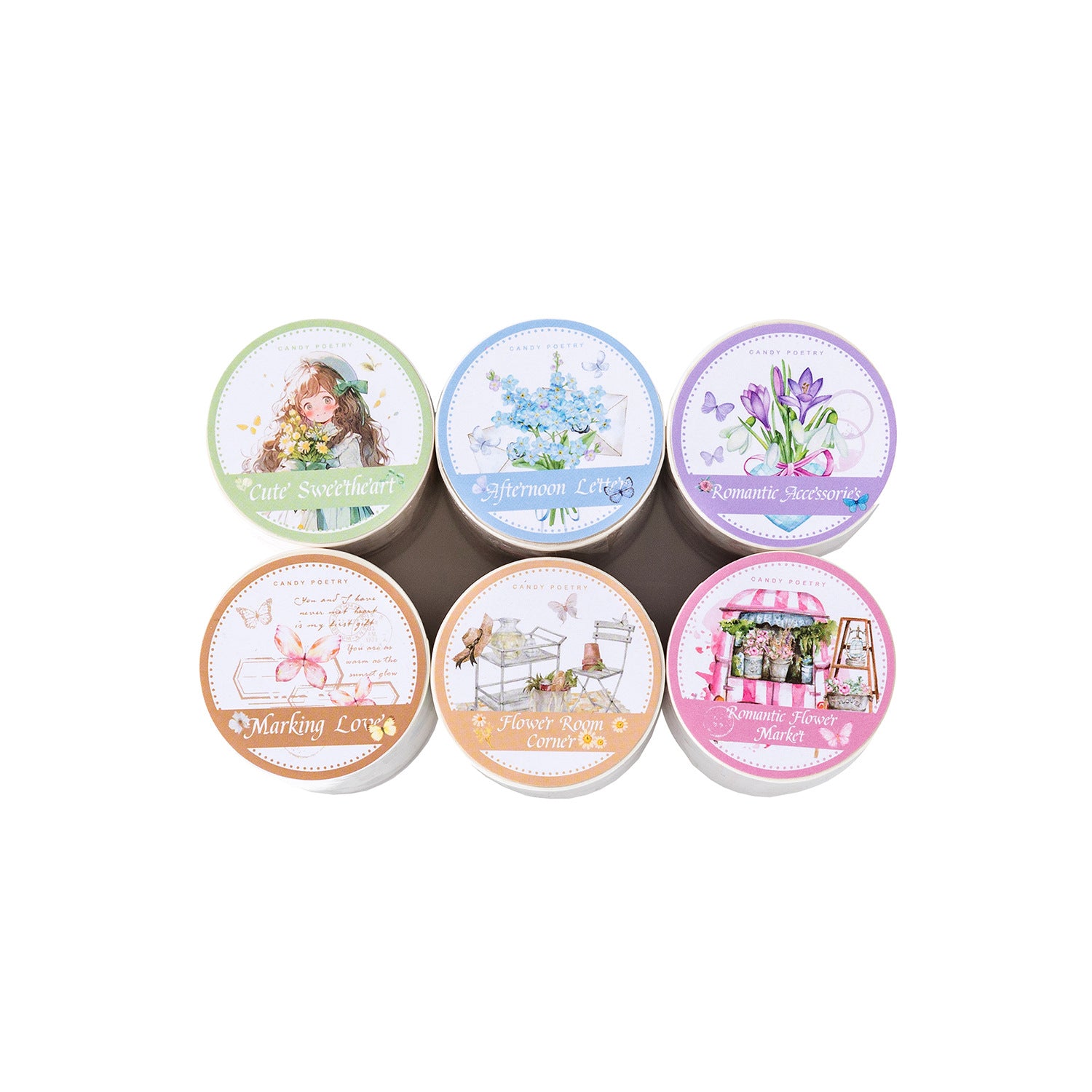 1 Roll Flowers Shop Washi Tape XDHD