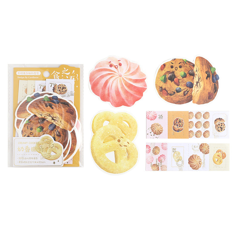 30pcs Dessert Scrapbook Paper SZYL