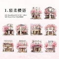 10Pcs House Stickers CMYH