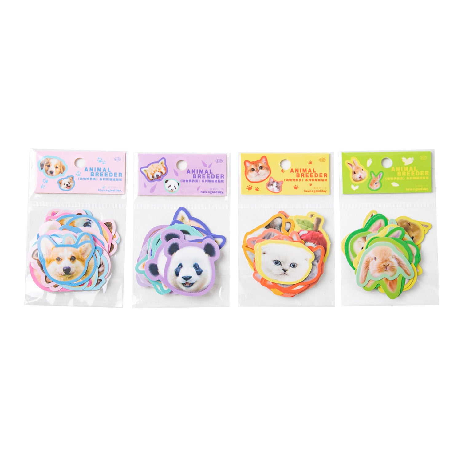 40PCS Animal Pet Stickers DWSYY