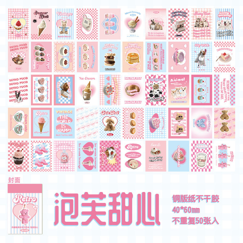 50pcs Stickers Book NFMJ