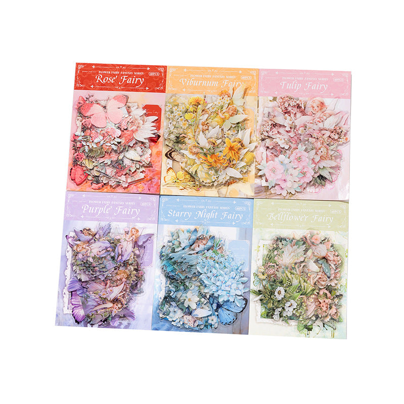 40 Pcs Fantasy Fairy PET Stickers JLHX