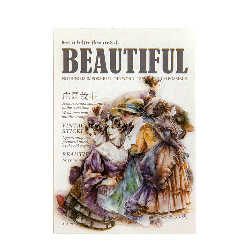 30pcs PET People Stickers CHZZL