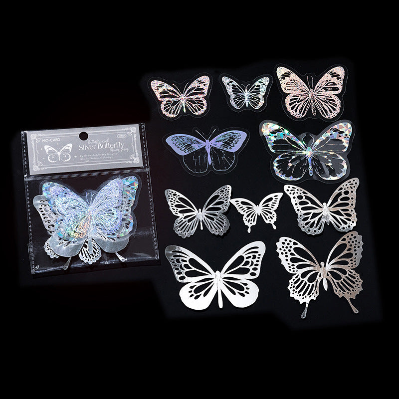 10 Pcs Cutout Butterfly Scrapbook Paper HDFL