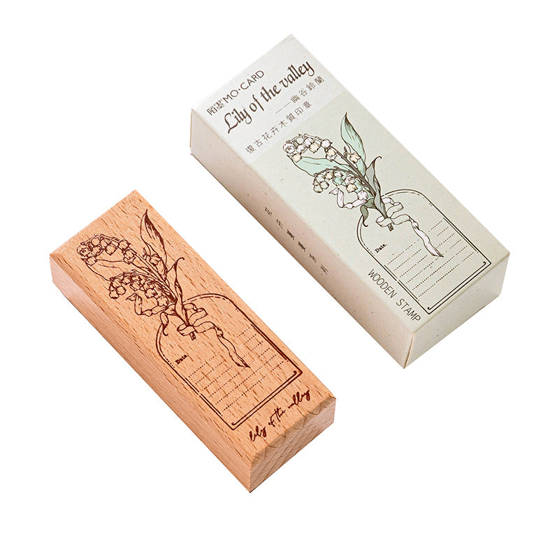 1 Pc Wood Stamp HHMM