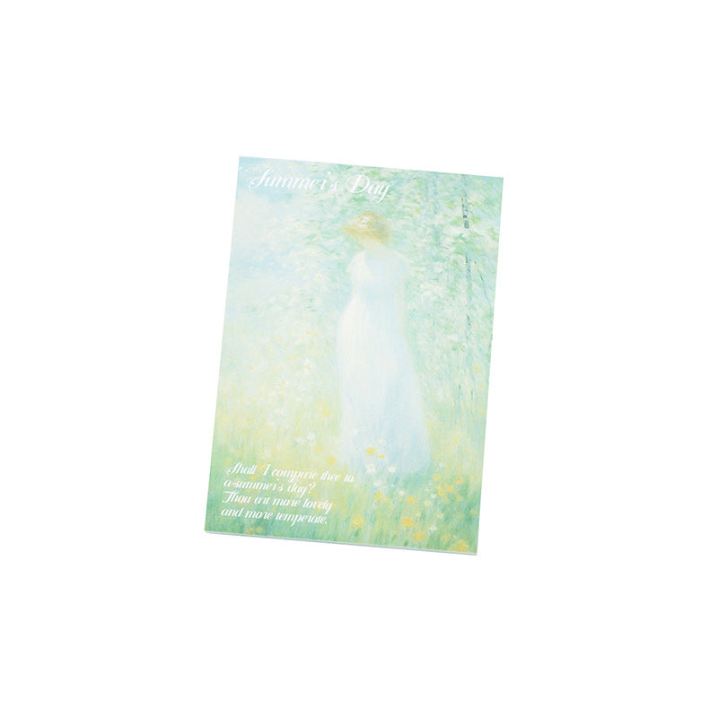 80 sheets Oil Painting Notepad YXHL
