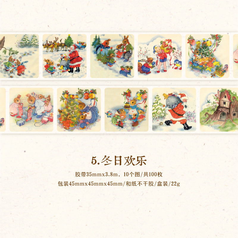 1 Roll Christmas Washi Tape ZFSG