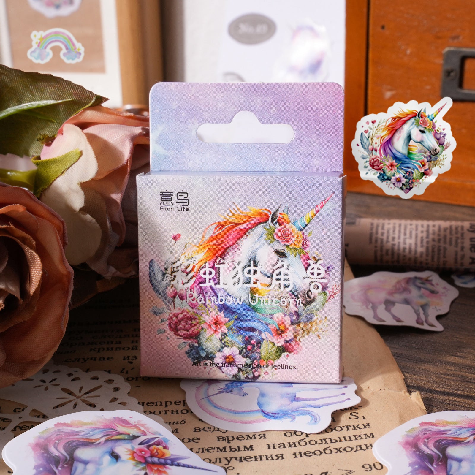 46pcs Unicorn Stickers CHDJS