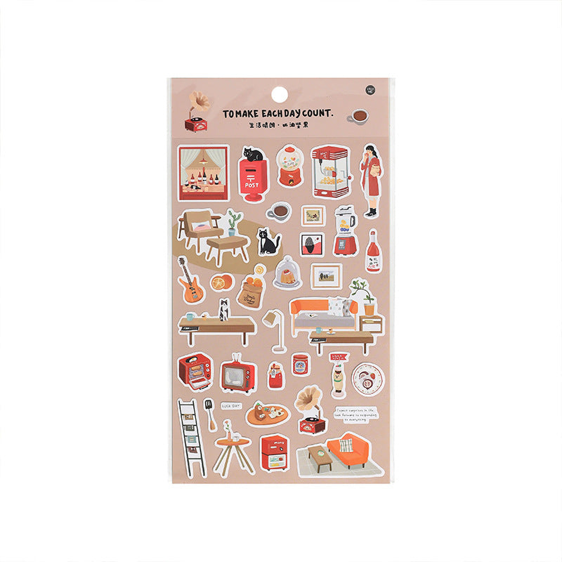 1 Sheet Life Stickers SHQL