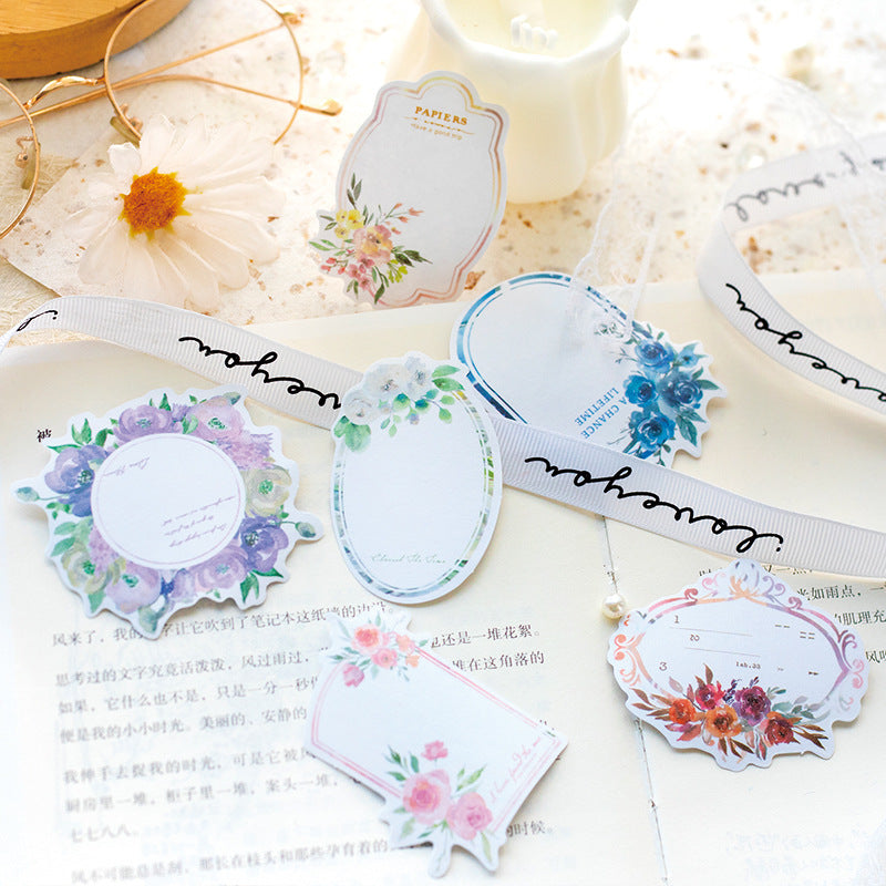 30Pcs Floral Notepad LMHX