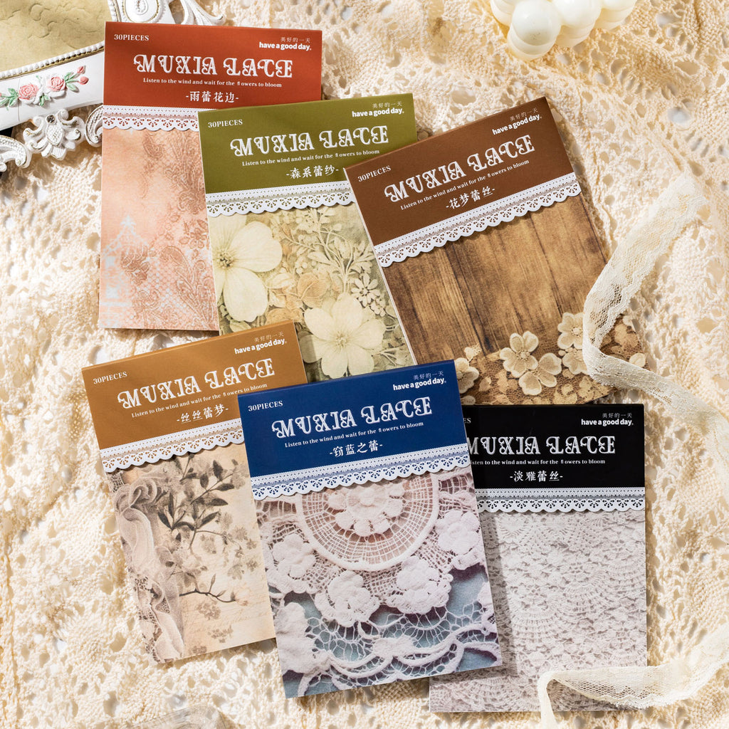 30 Sheets Vintage Scrapbook Paper MXLS