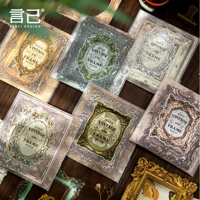 10pcs Vintage Frame Paper ZGYS