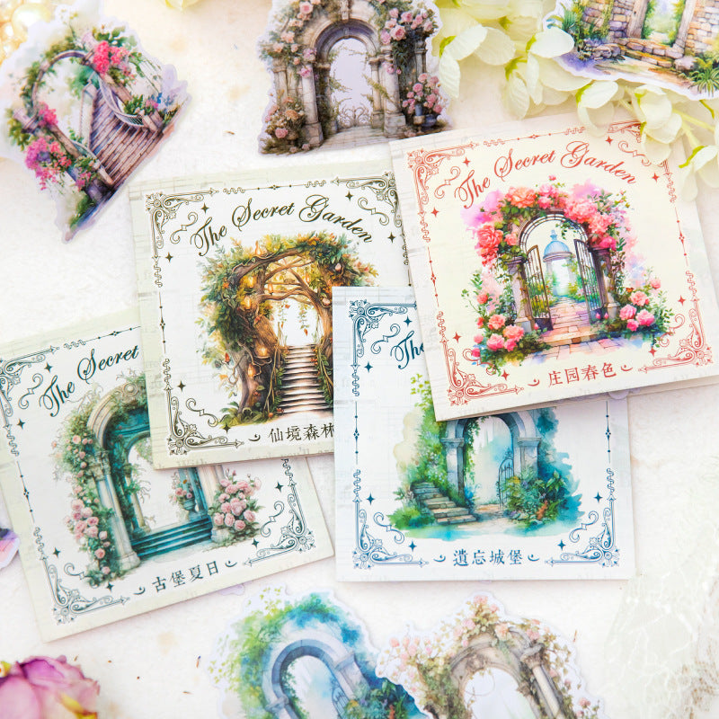 10Pcs Garden Washi Stickers MMHY