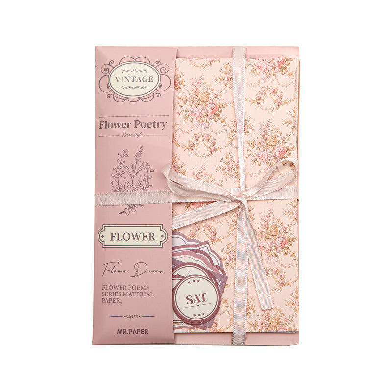 40PCS Floral Paper FHSP