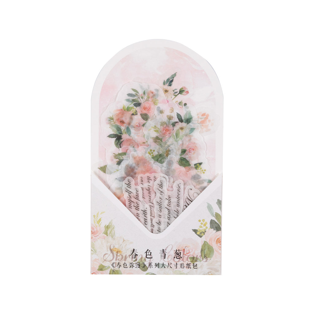 15 Pcs Flower Washi Stickers CSMM