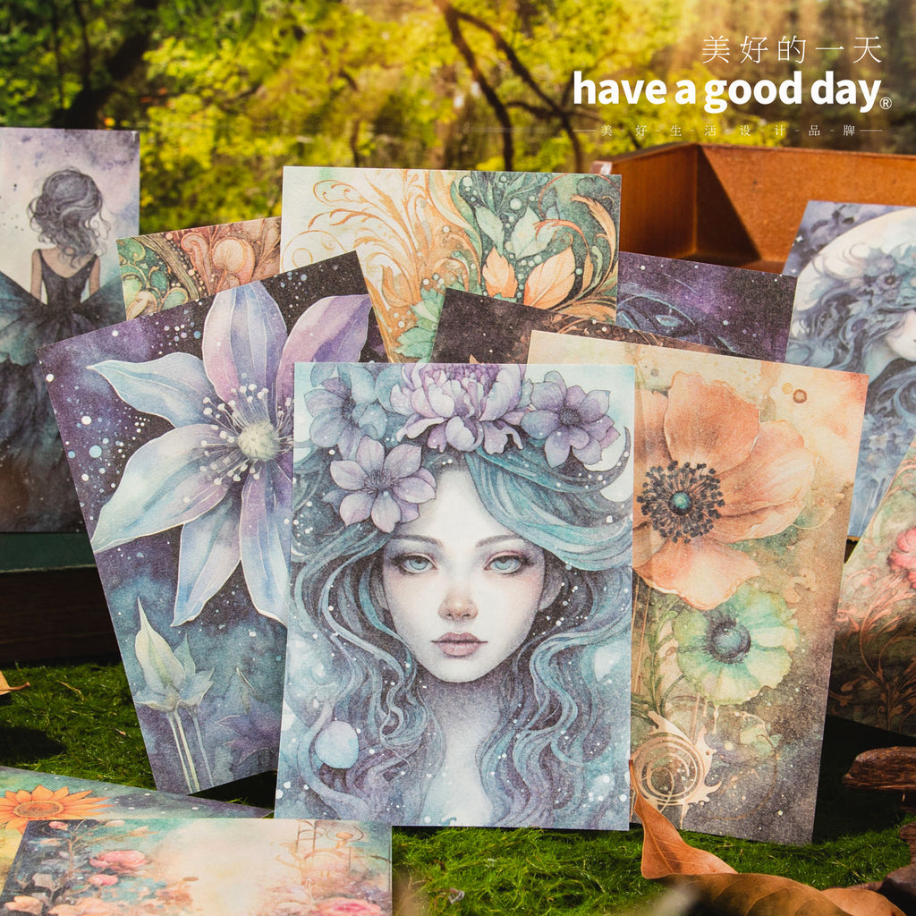 30 Pcs Fairy Tail Vintage Scrapbook Paper WYTH