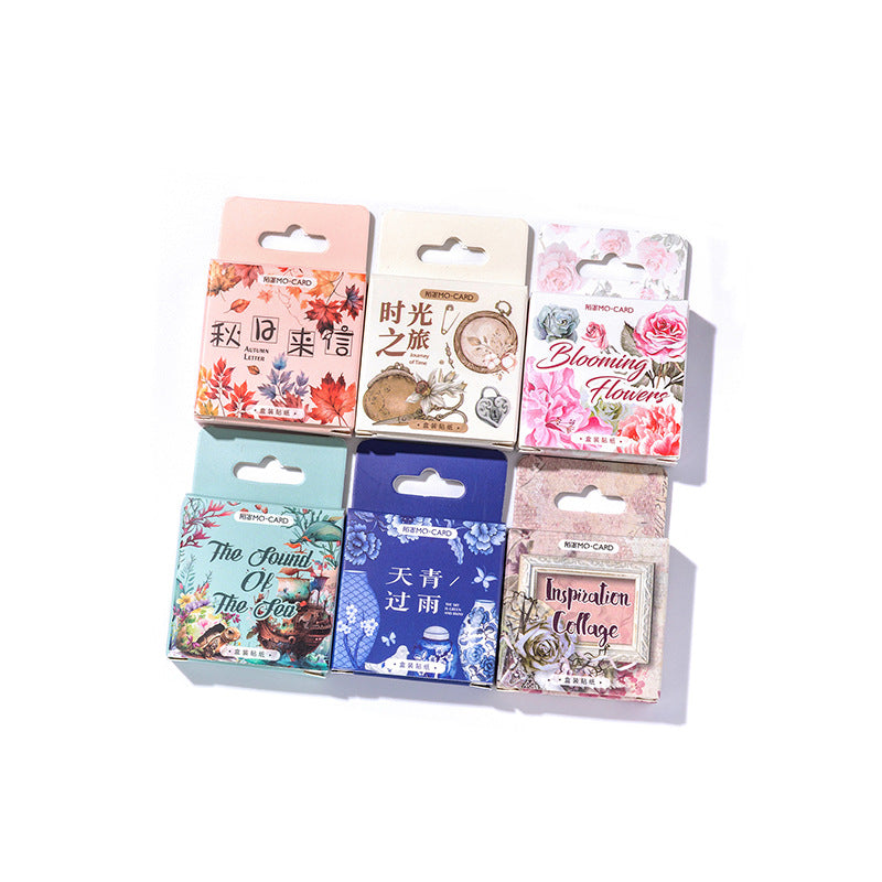 45pcs Boxed Rose Stickers QRLX