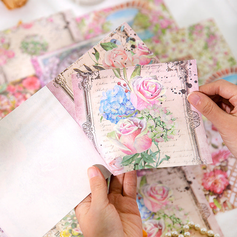 30 sheets Garden Scrapbook Paper LMZY