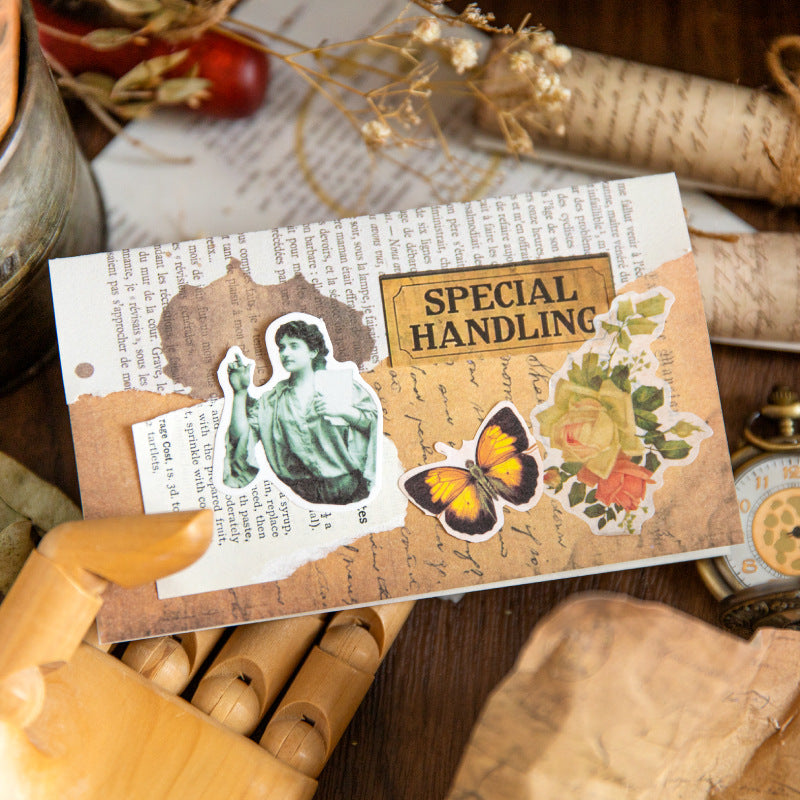 30 Sheets Vintage Journal Paper JYCSG