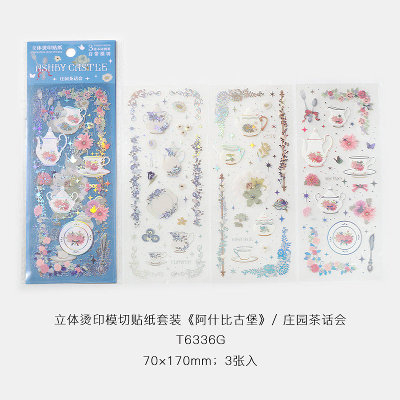 3PCS PET Stickers ASBGB
