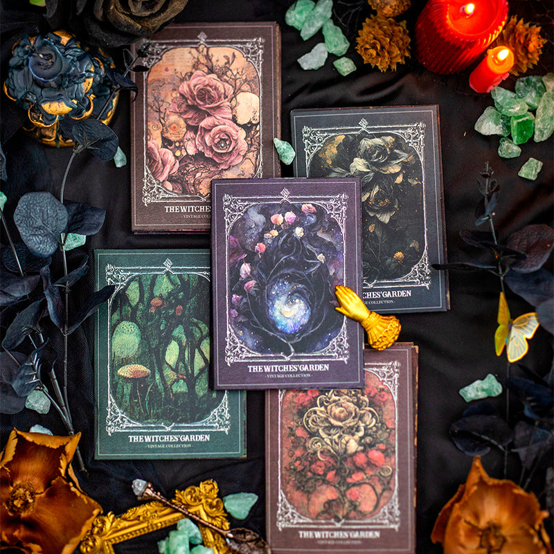 50Pcs Magic Theme Scrapbook Paper NWHY