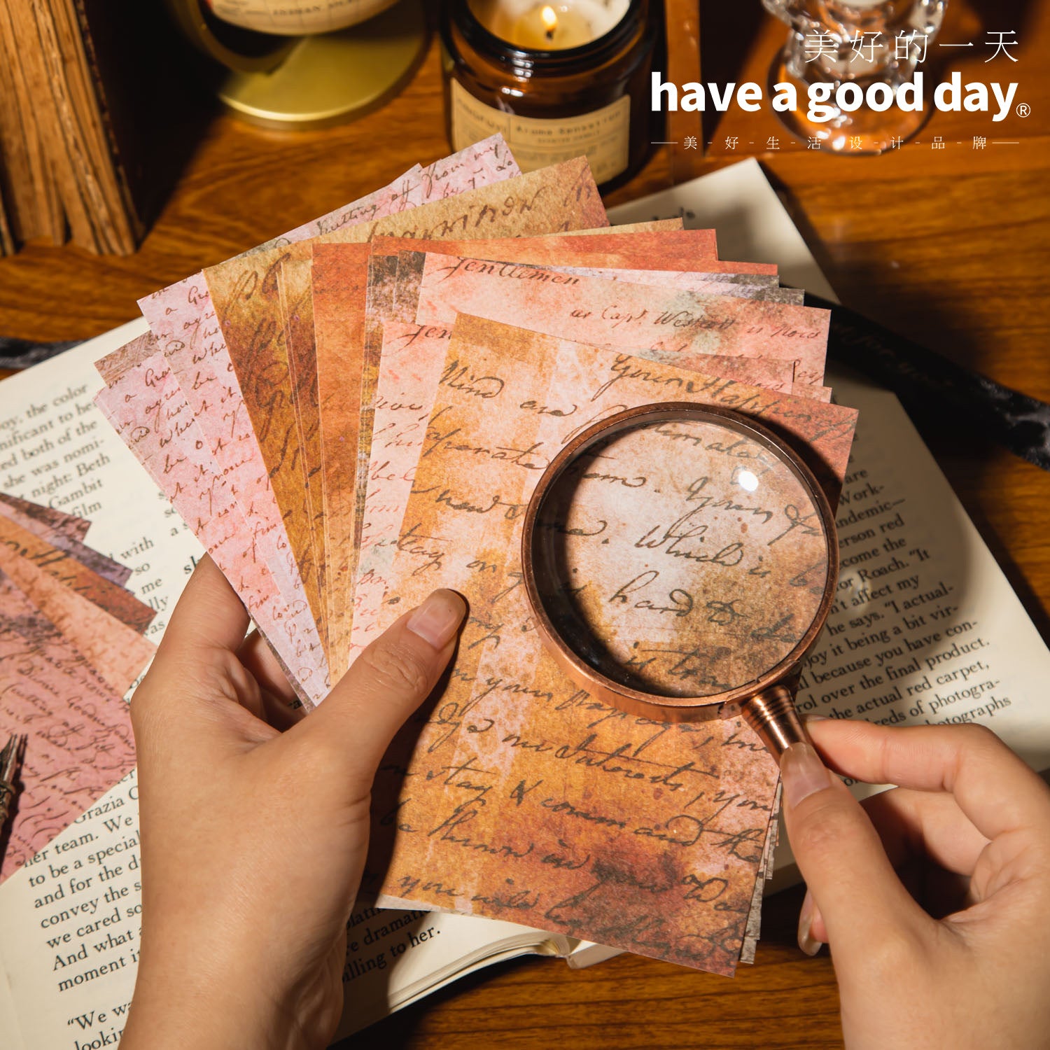 30 Pcs Vintage Scrapbook Paper SGXJ