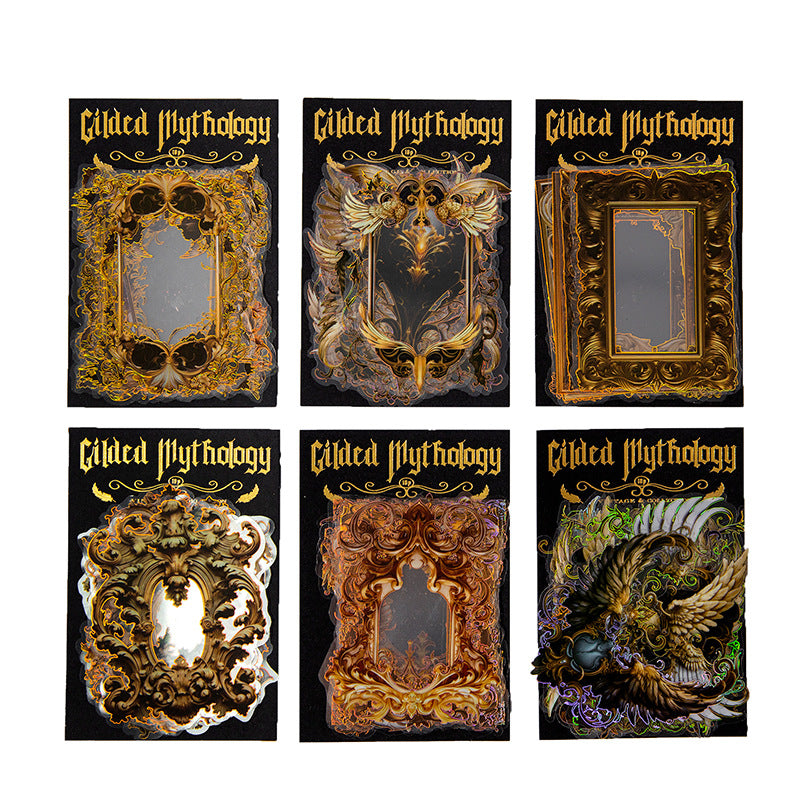 10 Pcs PET Frame Stickes LJSH