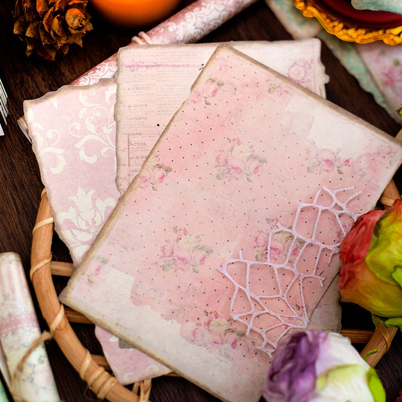 30Pcs Floral Scrapbook Paper SJSP