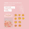 10pcs Flowers PET Stickers HYQY