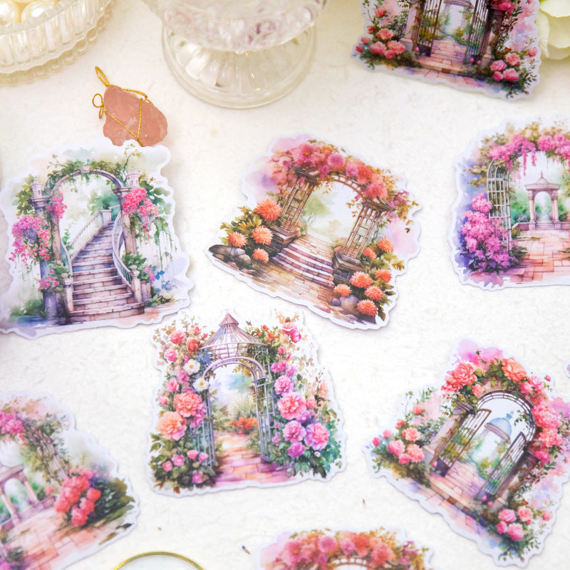 10Pcs Garden Washi Stickers MMHY