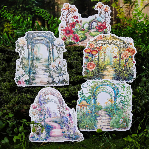 10Pcs Bridge Washi Stickers XJZQ