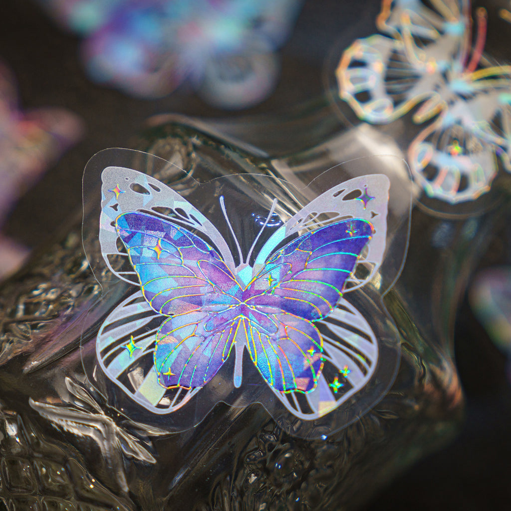 20pcs PET Butterfly Stickers RMHD