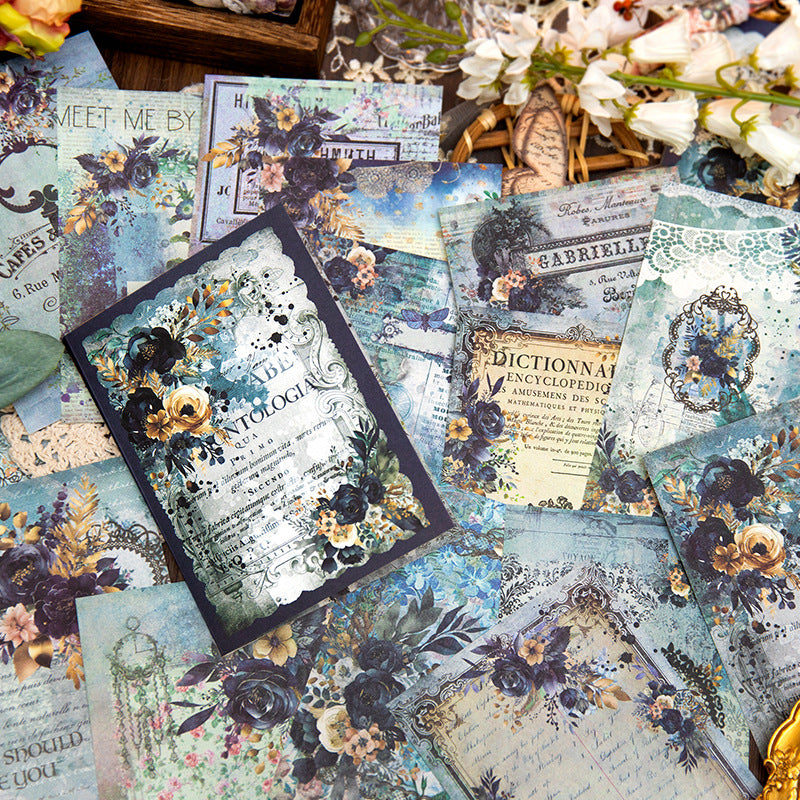 30pcs Vintage Notepad Stickers MJZSH