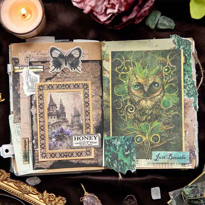 48pcs Vintage Scrapbook Paper HWMJ