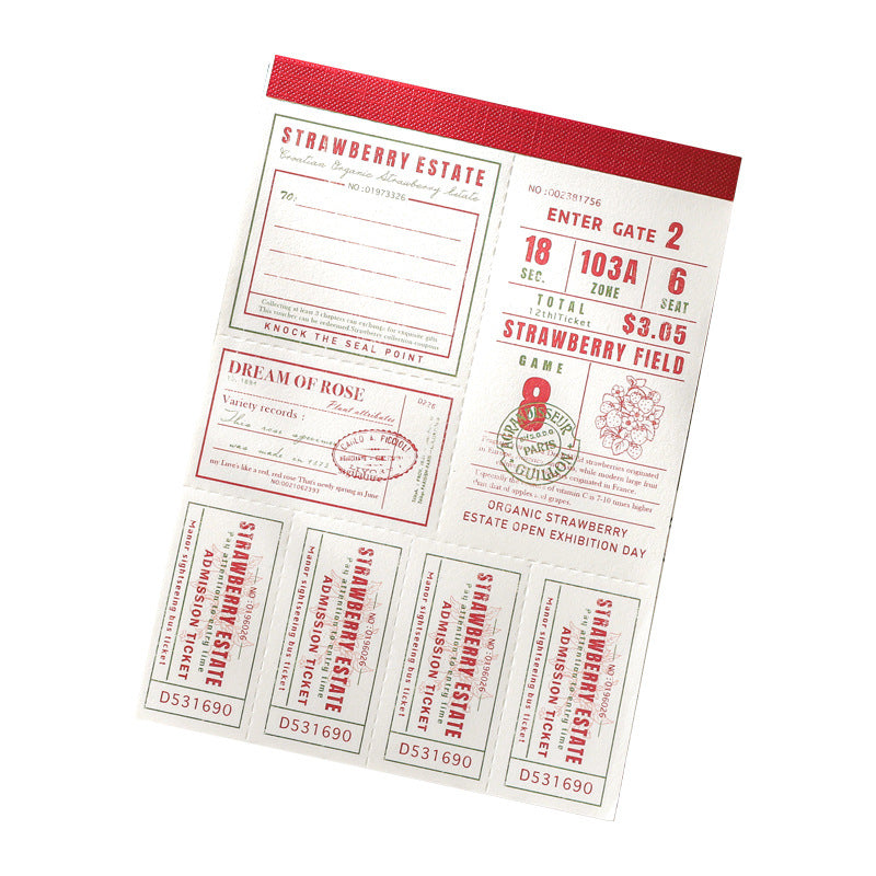 50 Pcs Junk Journal Notepad BLKJY