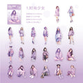 40 Pcs Girl PET Stickers SNHB