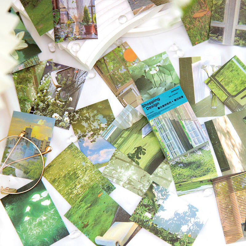 50 Sheets Landscape Stickers MYCS