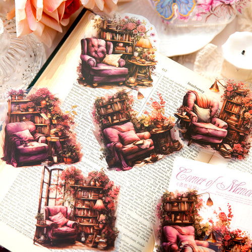 10 Pcs House and Garden PET Stickers JYDJL