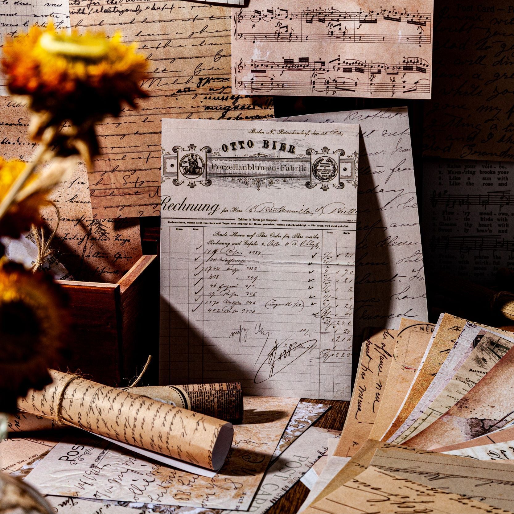 20pcs Vintage Scrapbook Paper MFSG