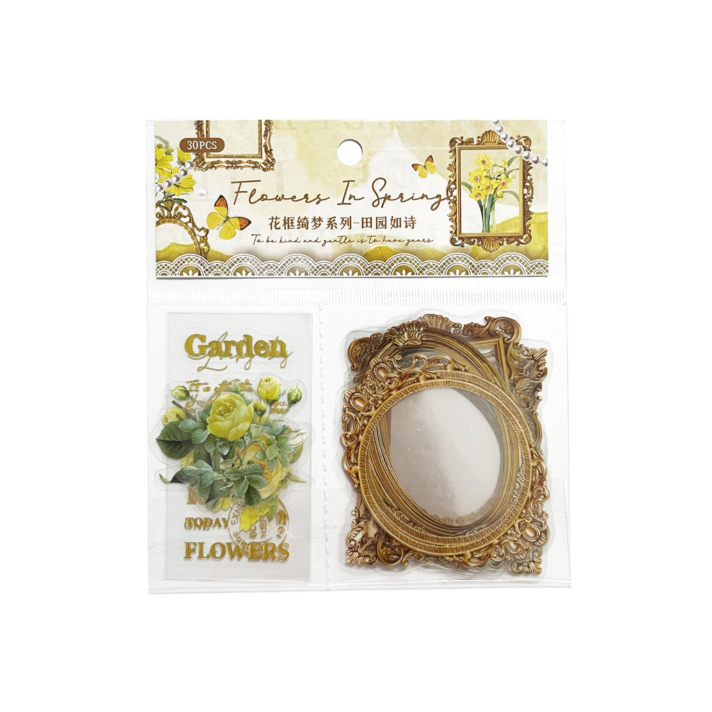 30PCS Frame Stickers HKQM