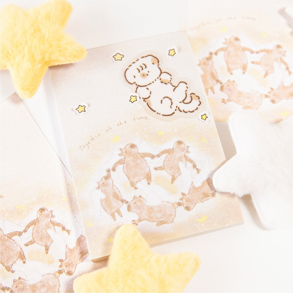 80 Pcs Cat Theme Notepad BNMYXM