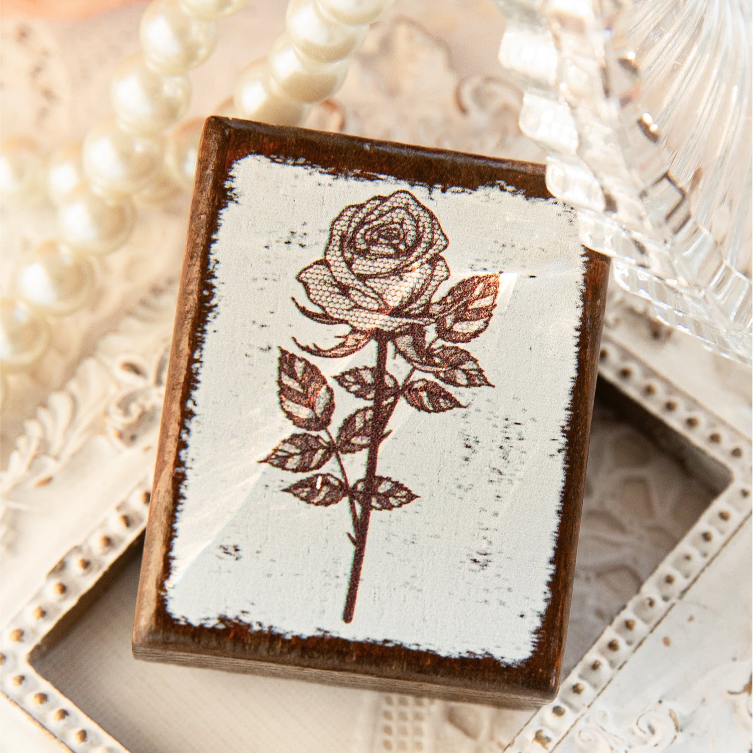 1 Pc Vintage Wood Stamp SYWD