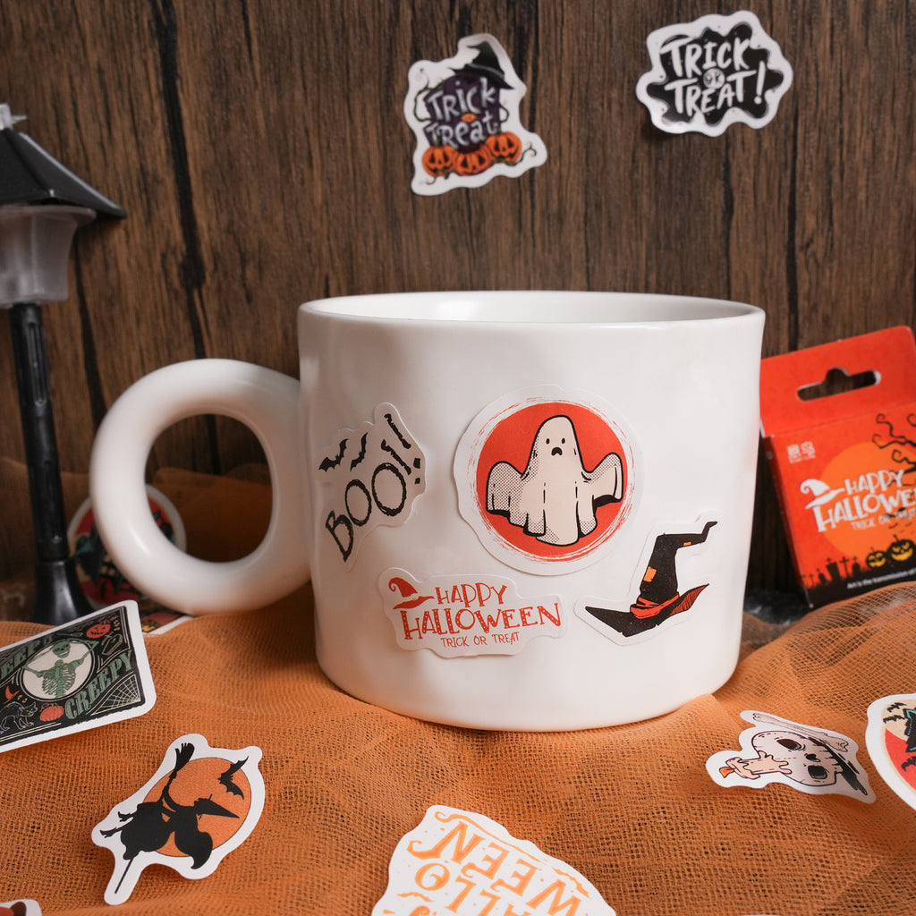 46PCS Halloween Stickers WSJKL