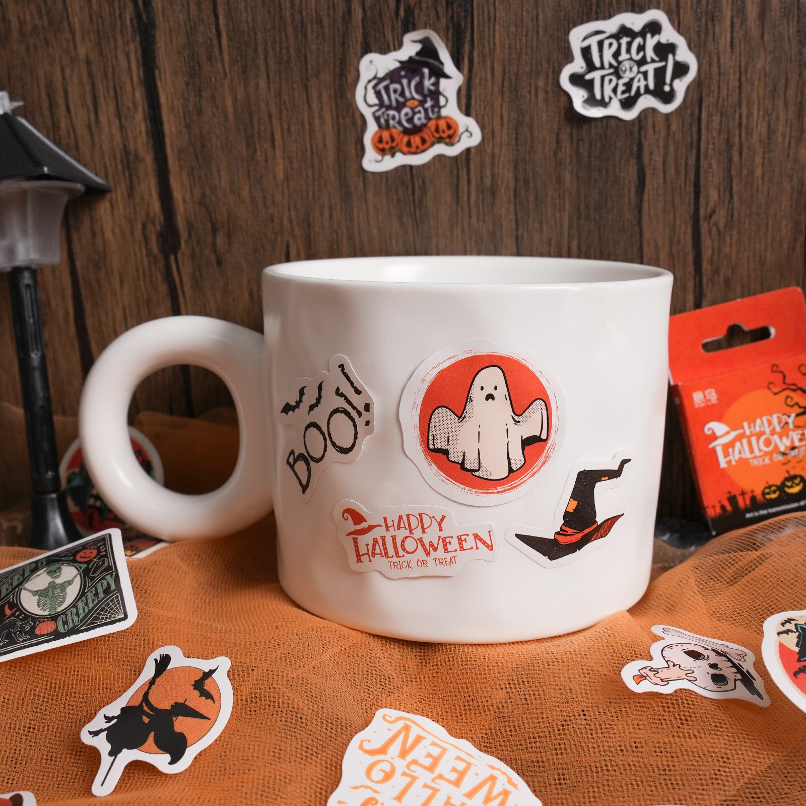 46PCS Halloween Stickers WSJKL