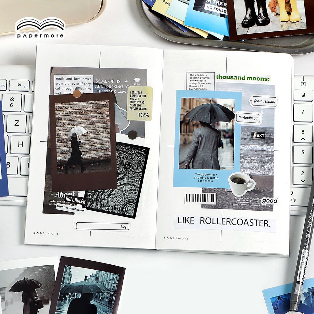 50pcs Scrapbook Stickers Book SQLMY